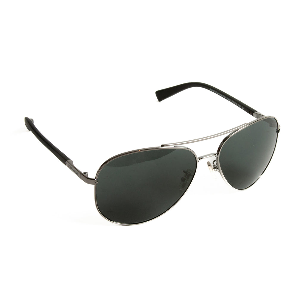 Gunmetal aviator sunglasses hotsell