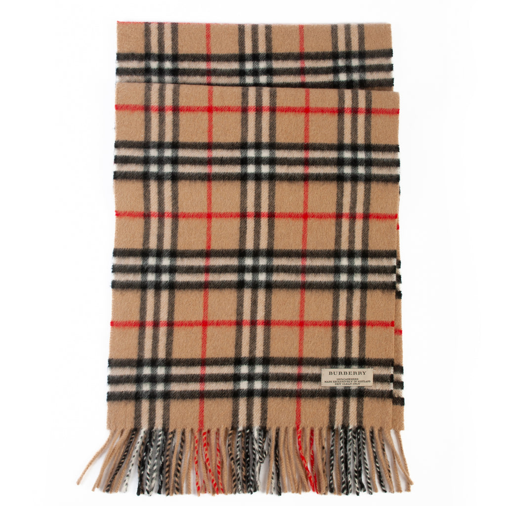 Burberry nova check cashmere scarf best sale