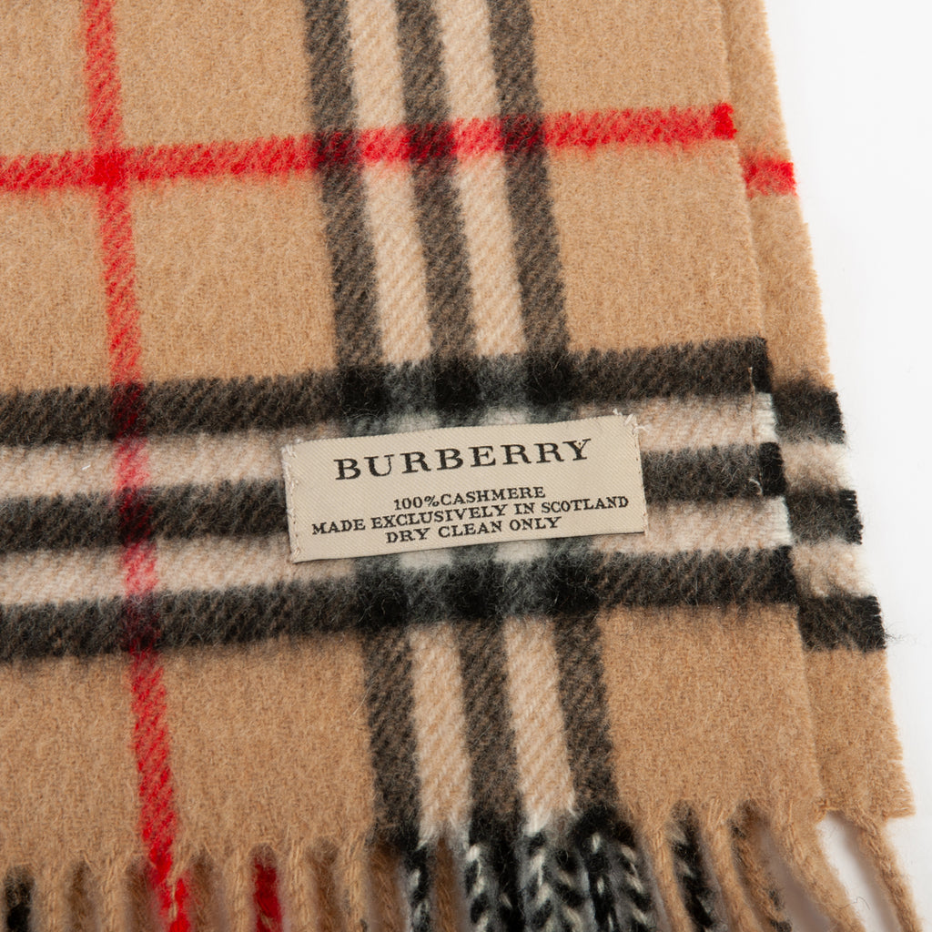 Burberry Nova Check Cashmere Scarf