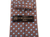 Corneliani Blue on Brown Floral Patterned Tie