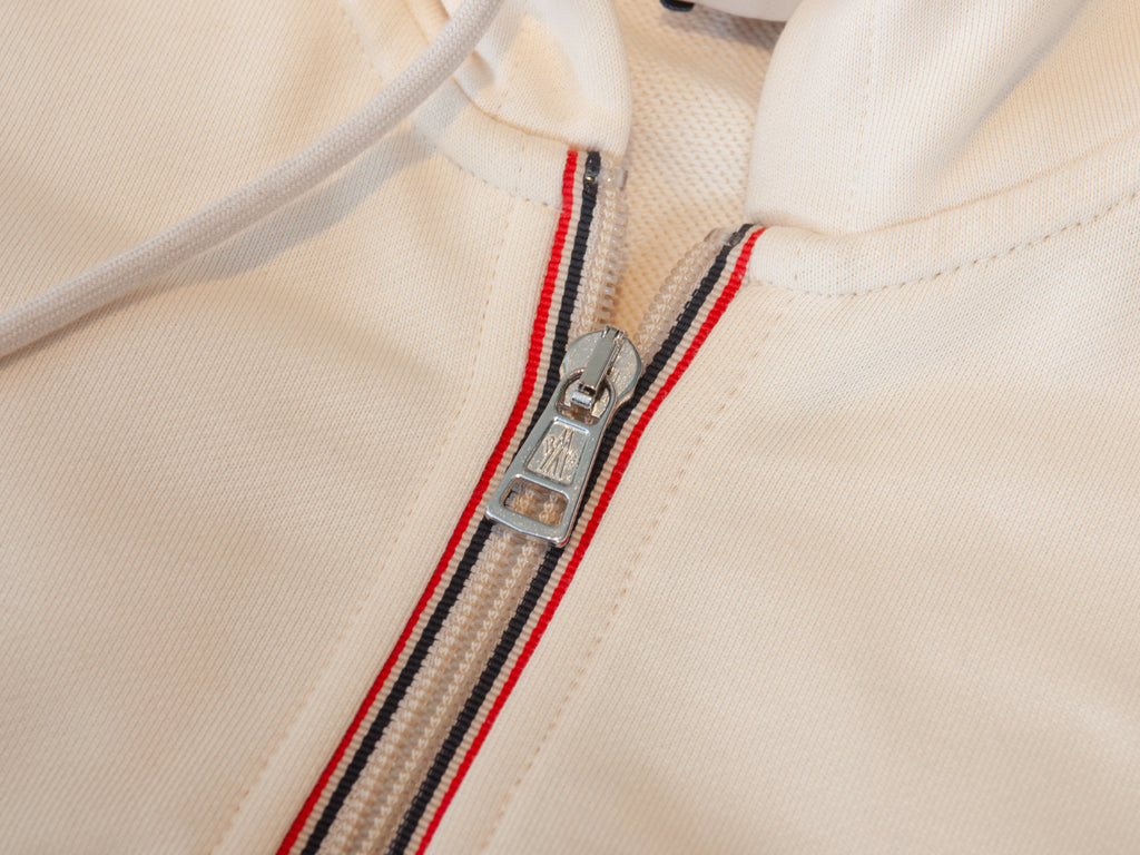 Moncler Beige Maglia Cardigan Hoodie