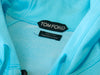 Tom Ford Light Blue Silk Blend Full Zip Hoodie