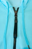 Tom Ford Light Blue Silk Blend Full Zip Hoodie