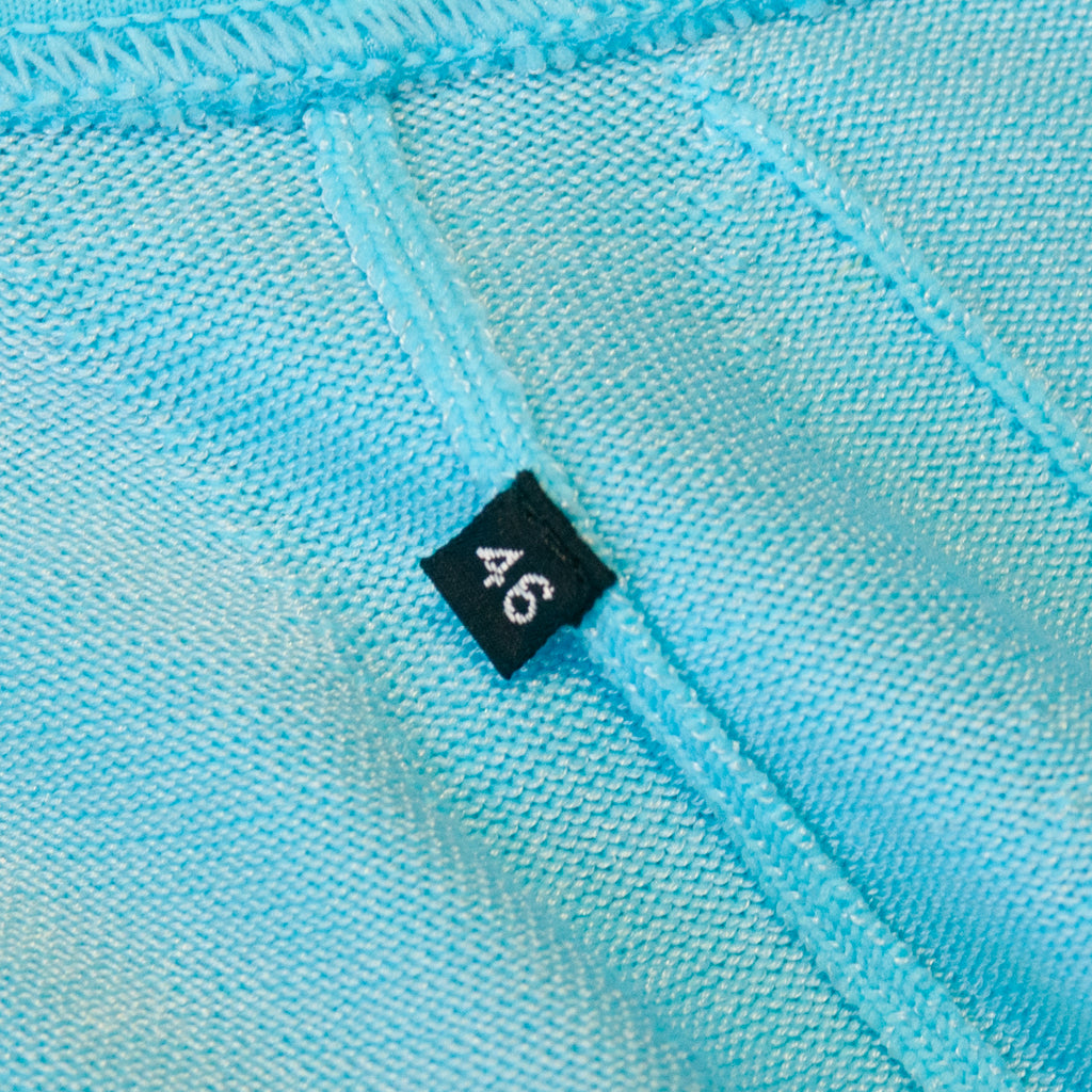 Tom Ford Light Blue Silk Blend Full Zip Hoodie