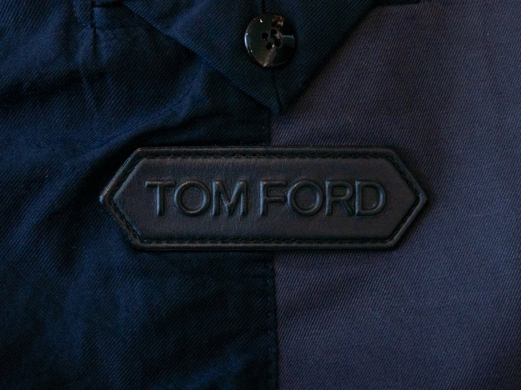 Tom Ford Navy Blue Safari Blazer Jacket