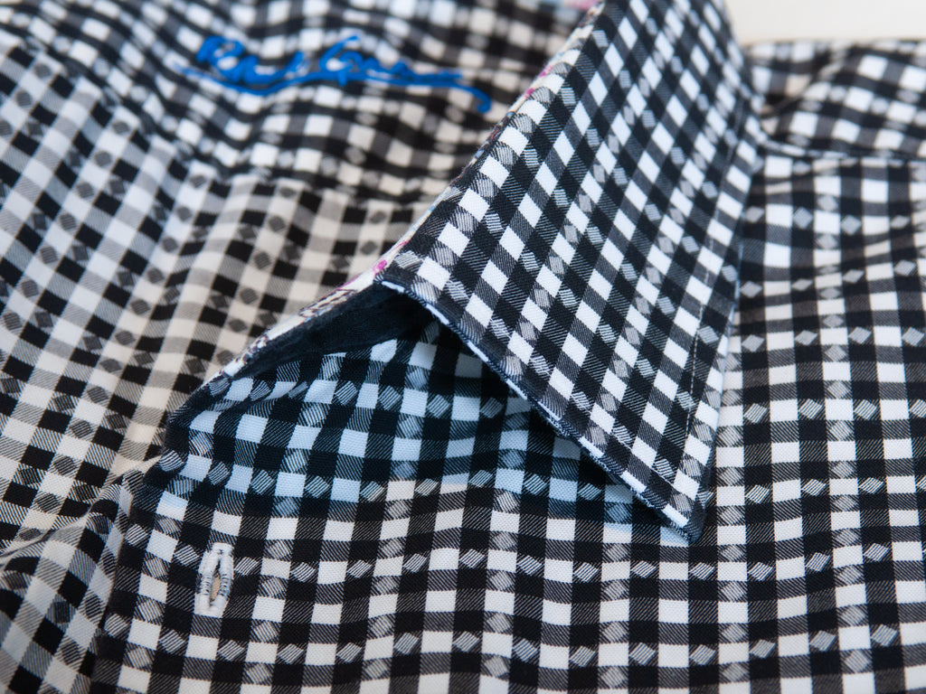 Robert Graham Black Diamond Check Shirt