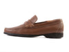 A.Testoni Brown Penny Loafers