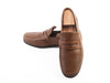 A.Testoni Brown Penny Loafers