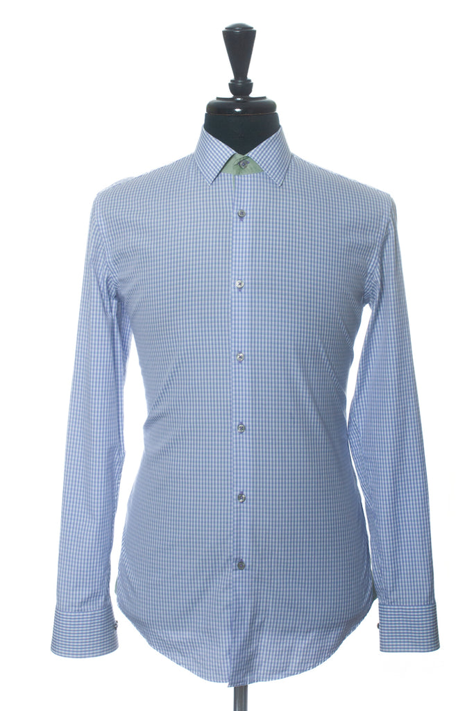 Hugo Boss Purple Check Slim Fit Juri Shirt