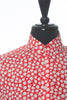 Eton Red Floral Print Slim Fit Shirt