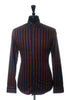 Robert Graham Merlot Pattern Striped Shirt