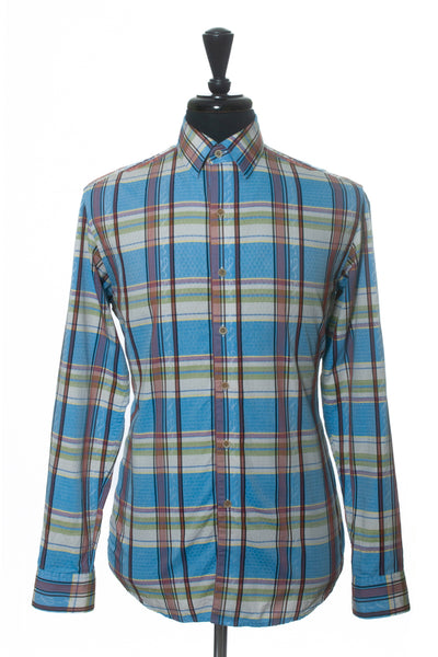 Robert Graham Blue Check Casual Shirt