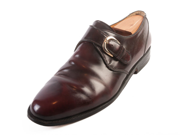 Church’s Vintage Oxblood Single Monk Strap Shoes