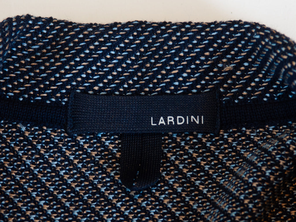 Lardini Blue Knit Blazer