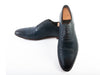 Santoni Handmade Blue Cap Toe Oxfords