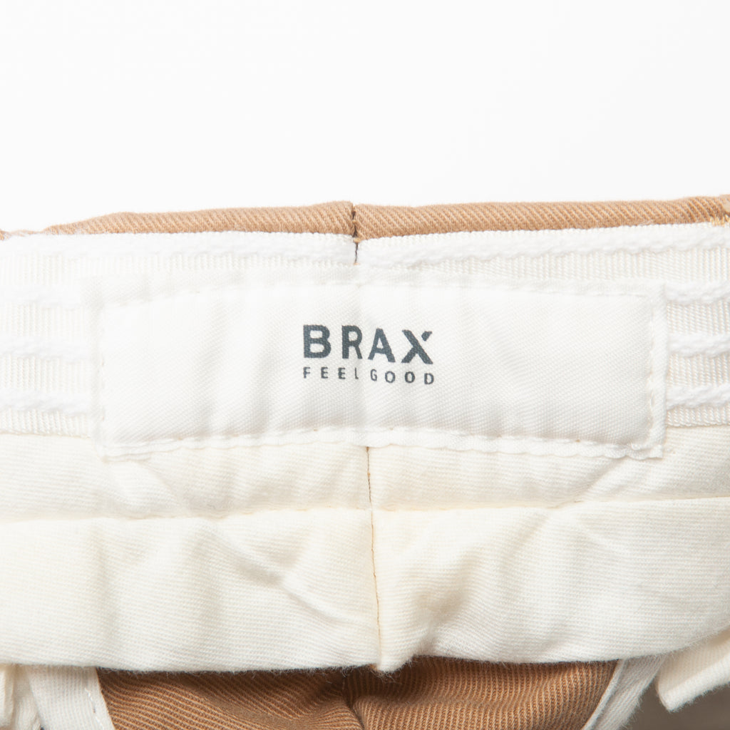 Brax Light Brown Paul Pleated Chinos