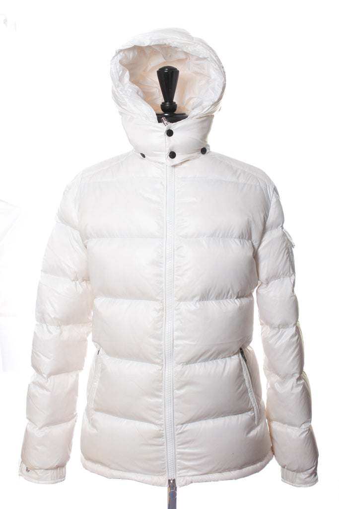 Moncler White Maya Giubbotto Parka