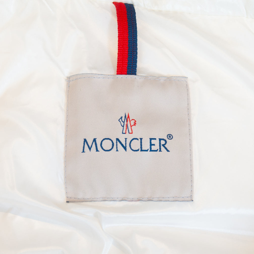 Moncler White Maya Giubbotto Parka