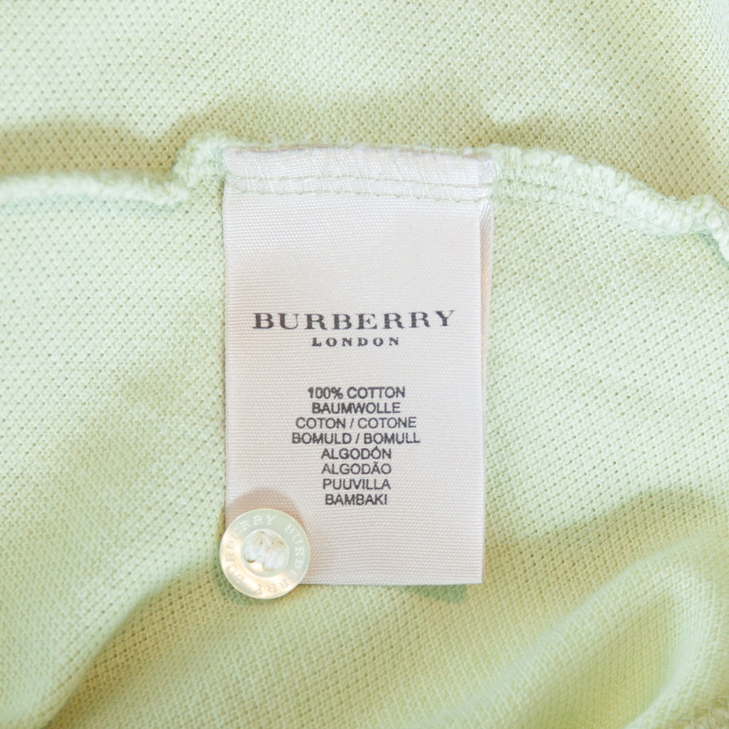 Burberry Light Green Slim Fit Polo Shirt