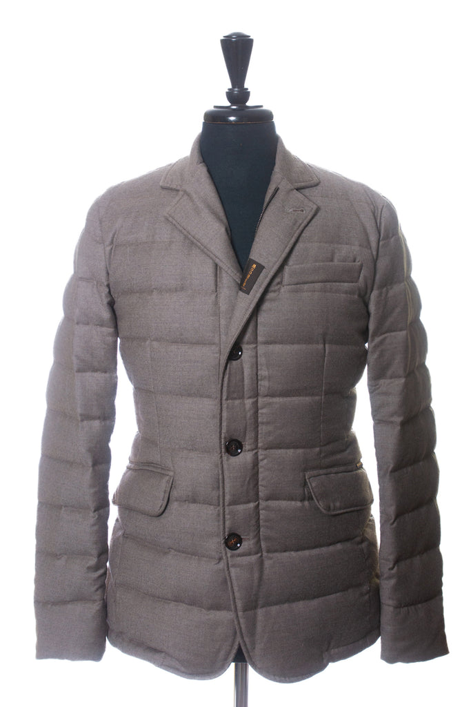 Moorer Sand Gray Cashmere Blend Zayn Jacket