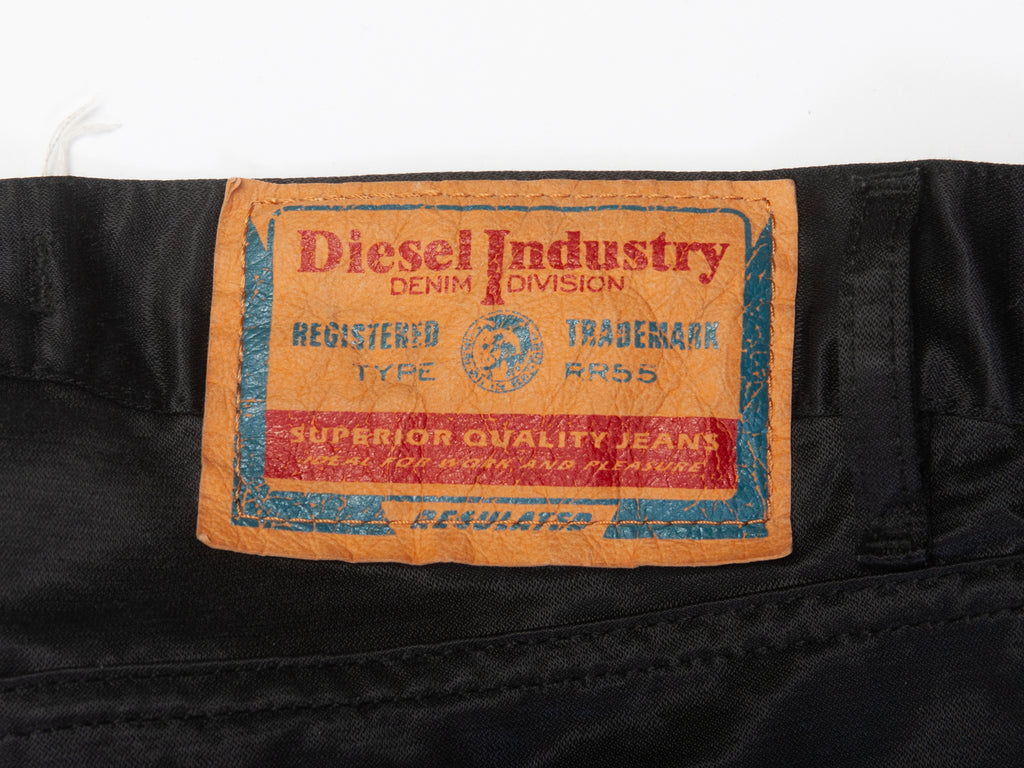 Diesel Black Coated Keetar 5-Pocket Pants