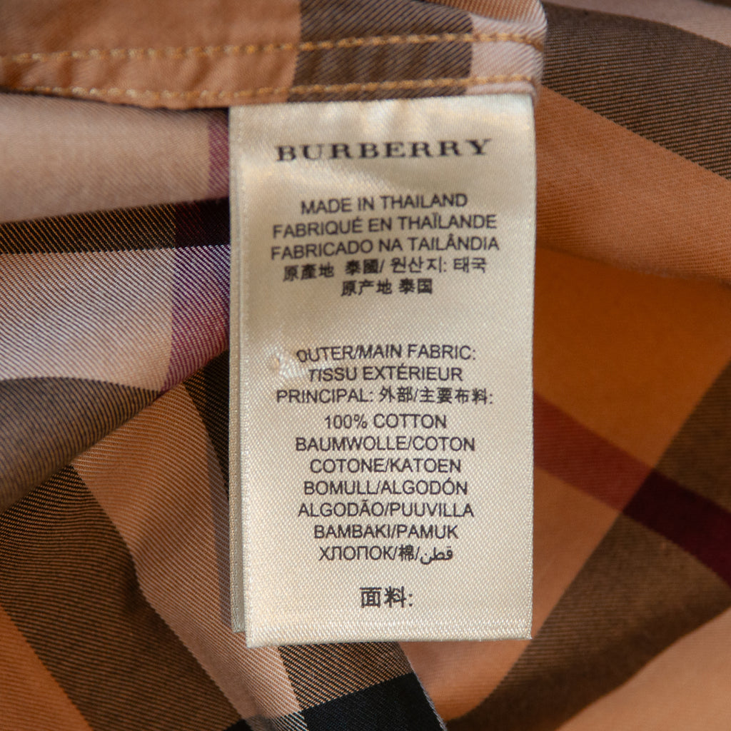 Burberry Brit Brown Nova Check Shirt