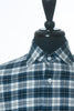 Eleventy Platinum Navy Check Flannel Shirt