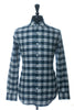 Eleventy Platinum Navy Check Flannel Shirt