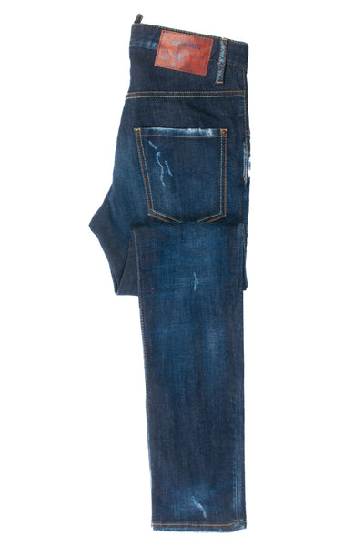 DSquared2 Distressed Blue Super Twinky Jeans