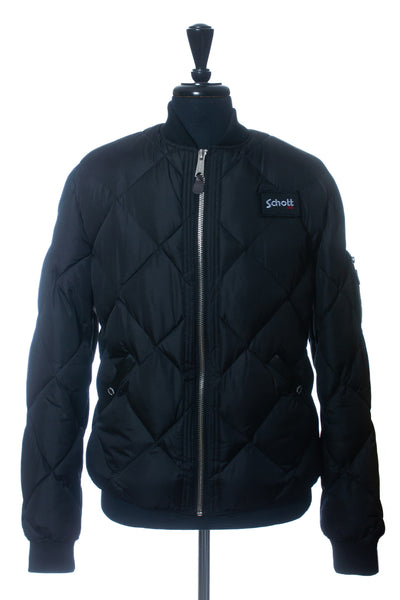 Schott Black Quilted Army Type-U Jacket