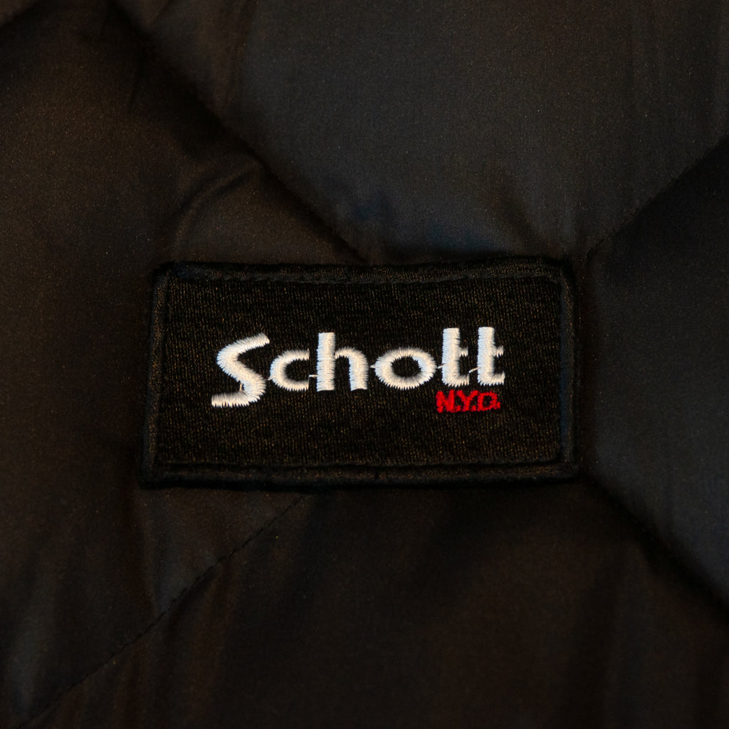 Schott Black Quilted Army Type-U Jacket