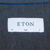 Eton Dark Grey Slim Fit Performance Shirt