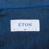 Eton Dark Slate Blue Slim Fit Performance Shirt