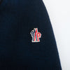 Moncler Navy Blue Down Maglione Tricot Cardigan Jacket