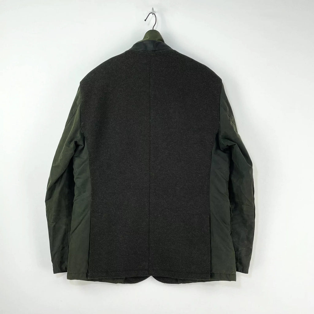 Barbour for Land Rover Green Observe Waxed Jacket