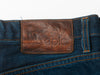 Epaulet Blue Button Fly Jeans