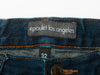 Epaulet Blue Button Fly Jeans