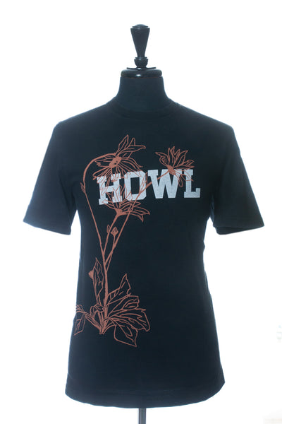 OAMC Washed Black Howl Print T-Shirt