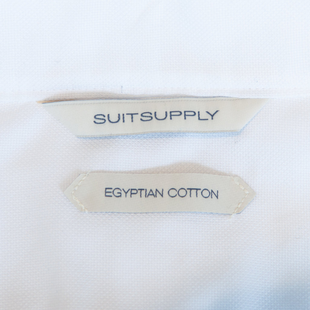 SuitSupply White Egyptian Cotton Shirt