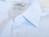 SuitSupply Blue Graph Check Egyptian Cotton Shirt