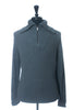 Canali 1934 Grey Cotton Cashmere Cardigan Sweater