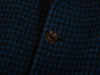 Eleventy Blue Houndstooth Overcoat