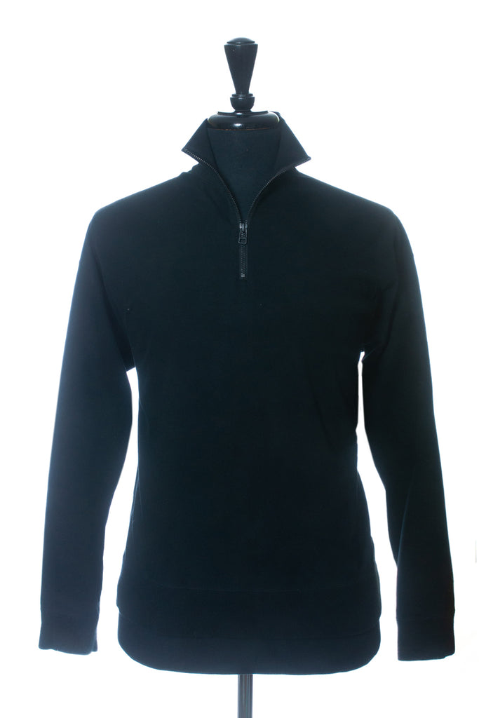 Sophnet Black Quarter Zip Sweater