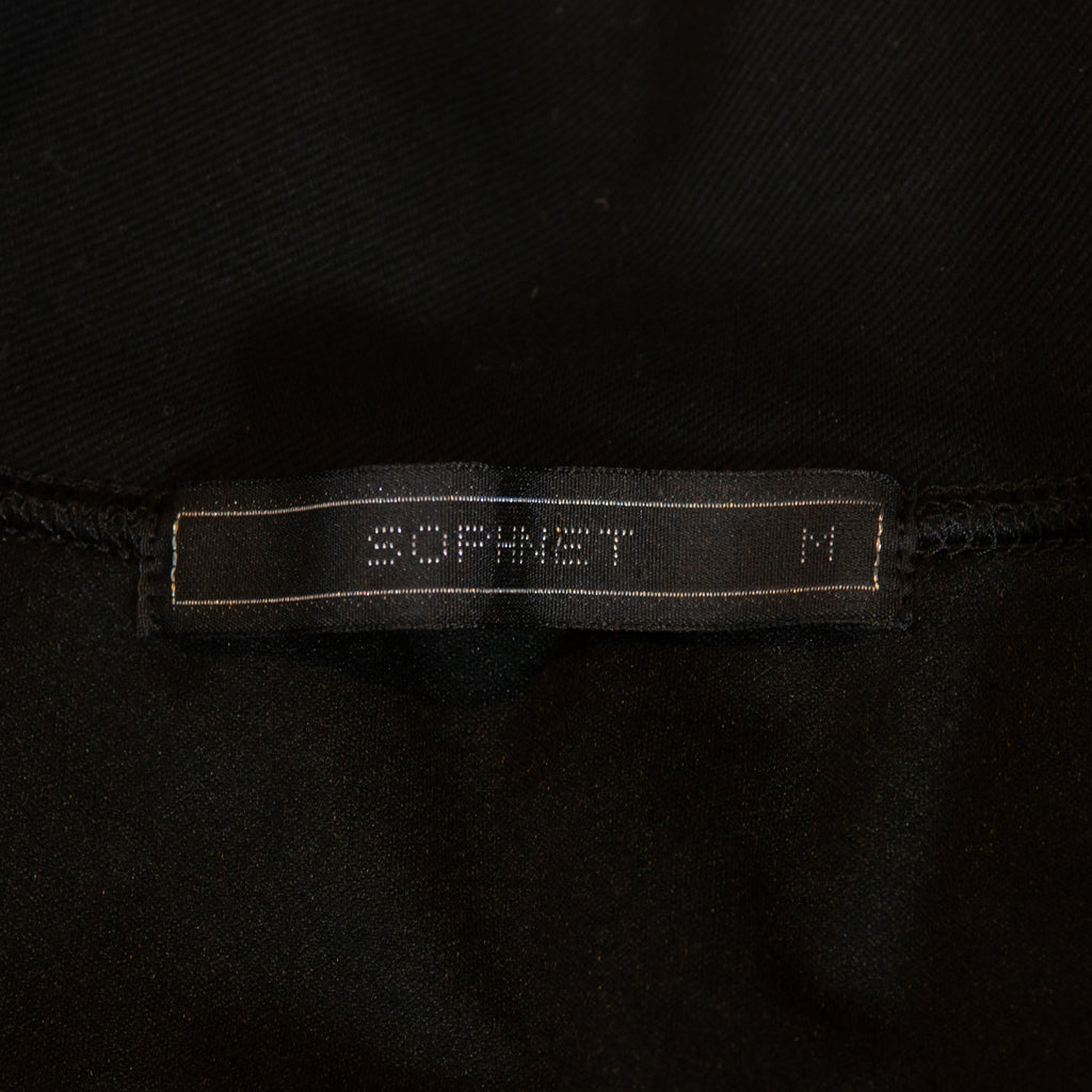 Sophnet Black Quarter Zip Sweater