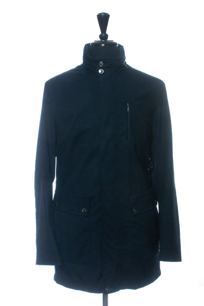 Paul & Shark Navy Blue Weatherproof Wool Jacket