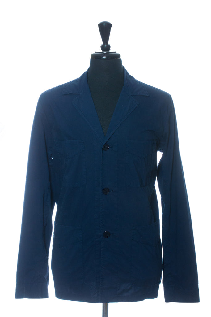 Aspesi Navy Blue Lightweight Cotton Jacket