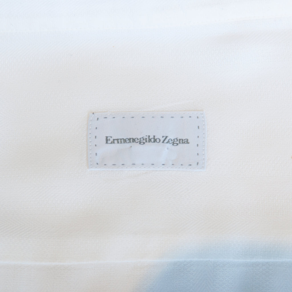 Ermenegildo Zegna White Regular Fit French Cuff Shirt