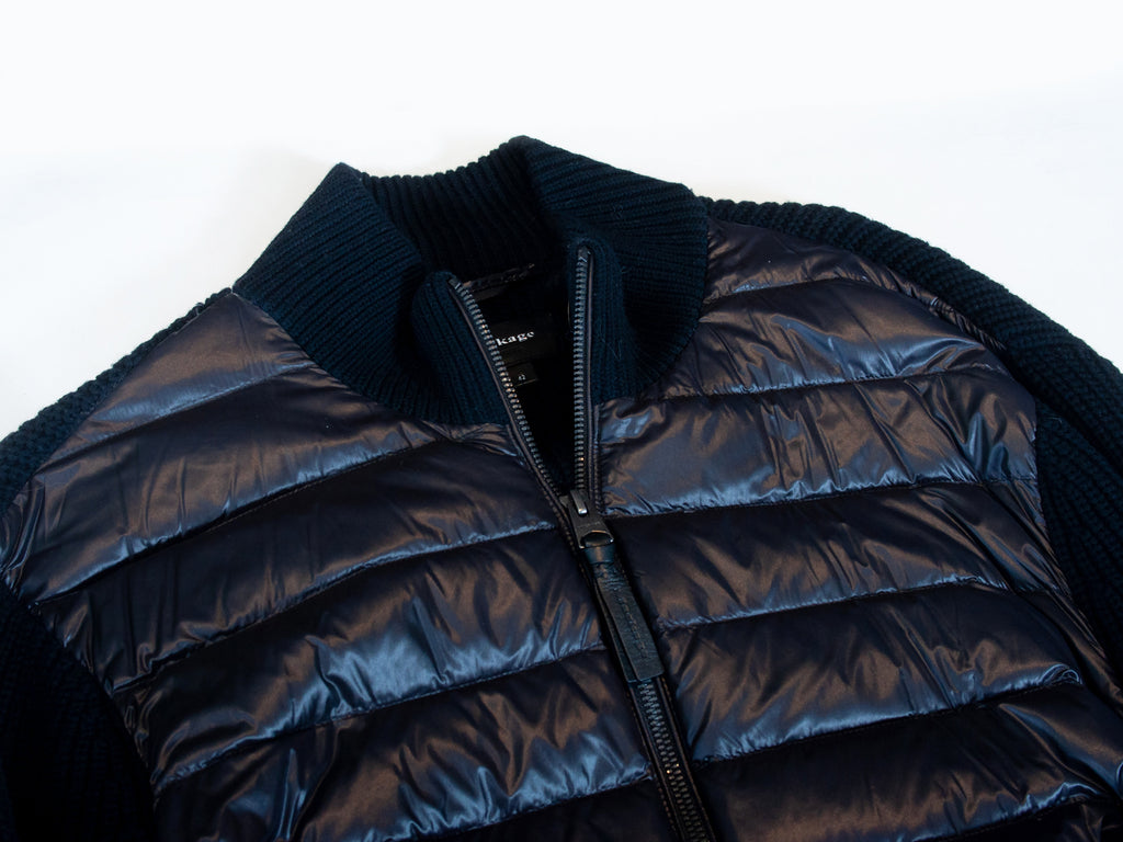 Mackage Black Down Knit Jacket