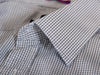 Paul Smith Grey Graph Check Classic Fit French Cuff Shirt