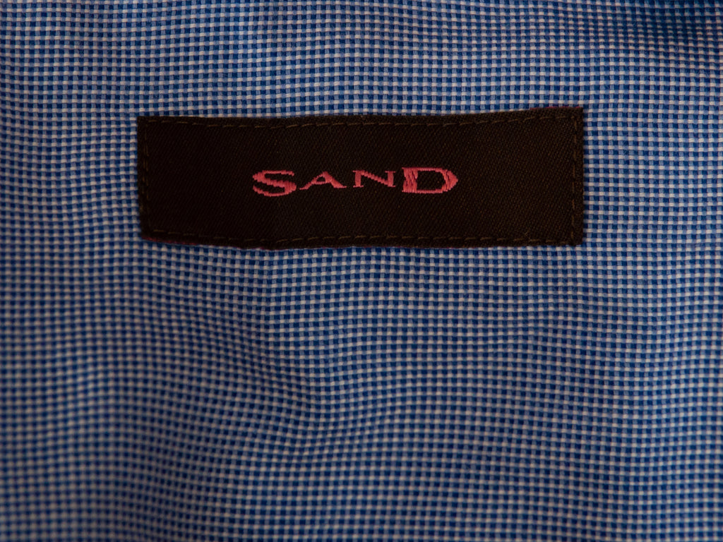 Sand Copenhagen Red Check Cotton Shirt